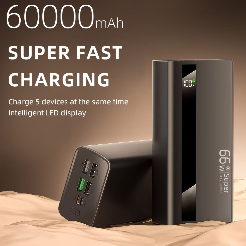 Powerbank, 60000mAh für Alltag und Zuhause – Detailansicht 10