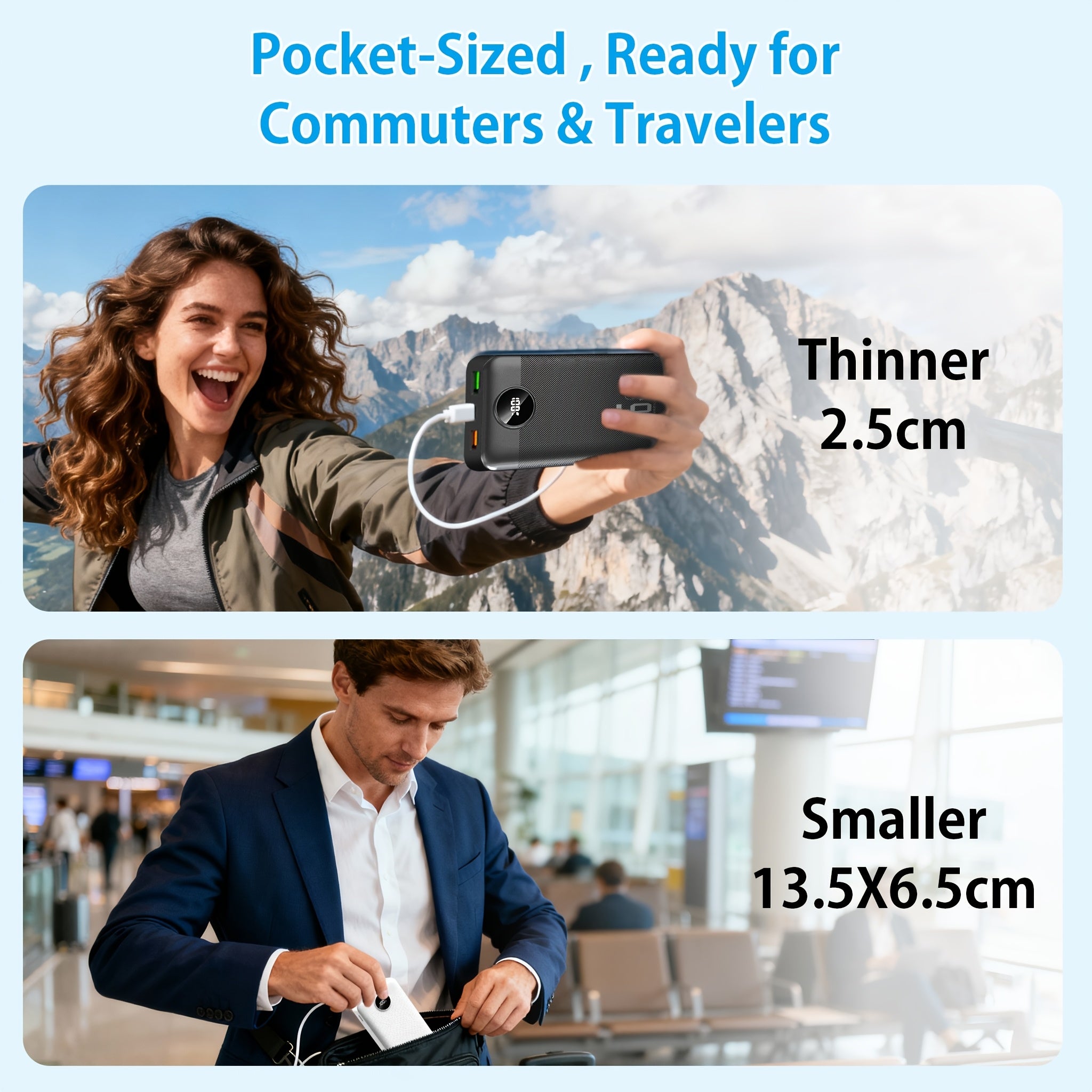 Powerbank, 66W für Alltag – Hauptansicht