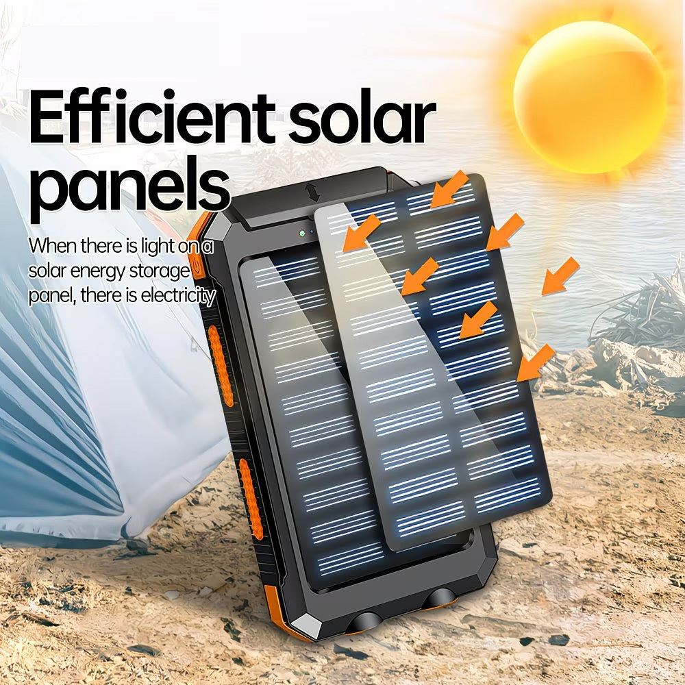 Powerbank, Blau für Reisen und Outdoor – Detailansicht 3
