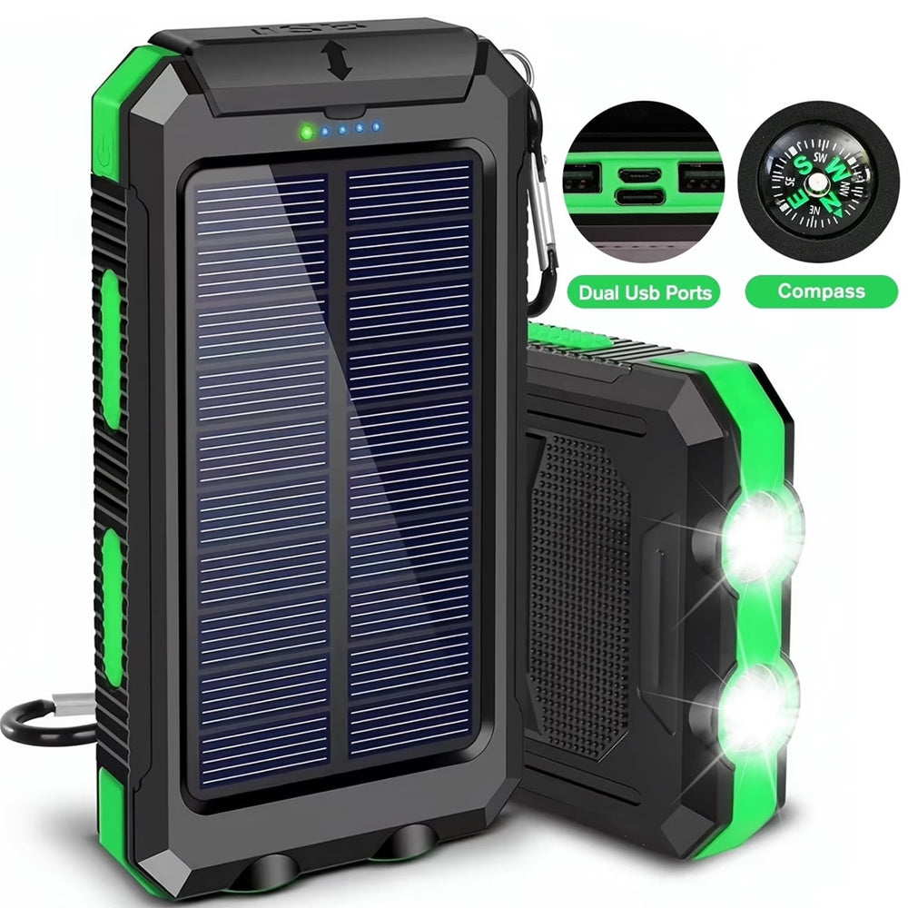 Powerbank, Blau für Reisen und Outdoor – Detailansicht 5