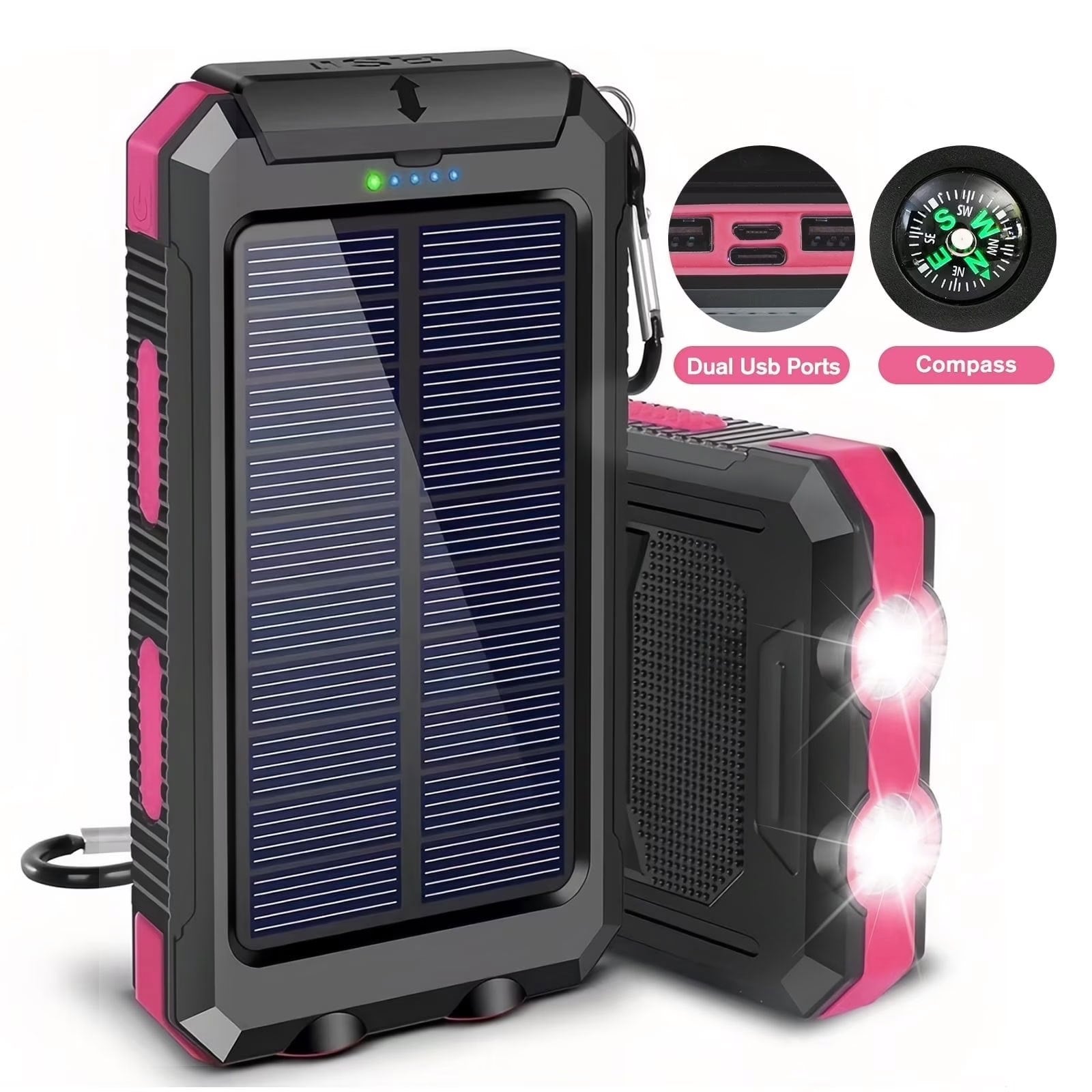 Powerbank, Blau für Reisen und Outdoor – Detailansicht 6