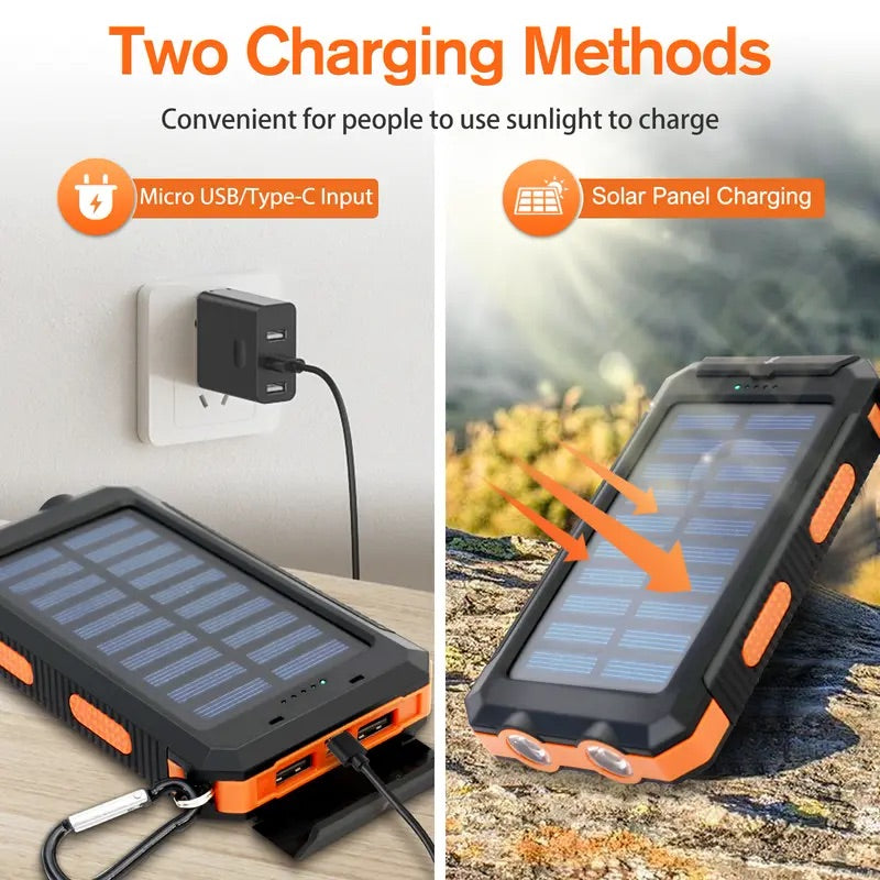 Powerbank, Blau für Reisen und Outdoor – Detailansicht 9