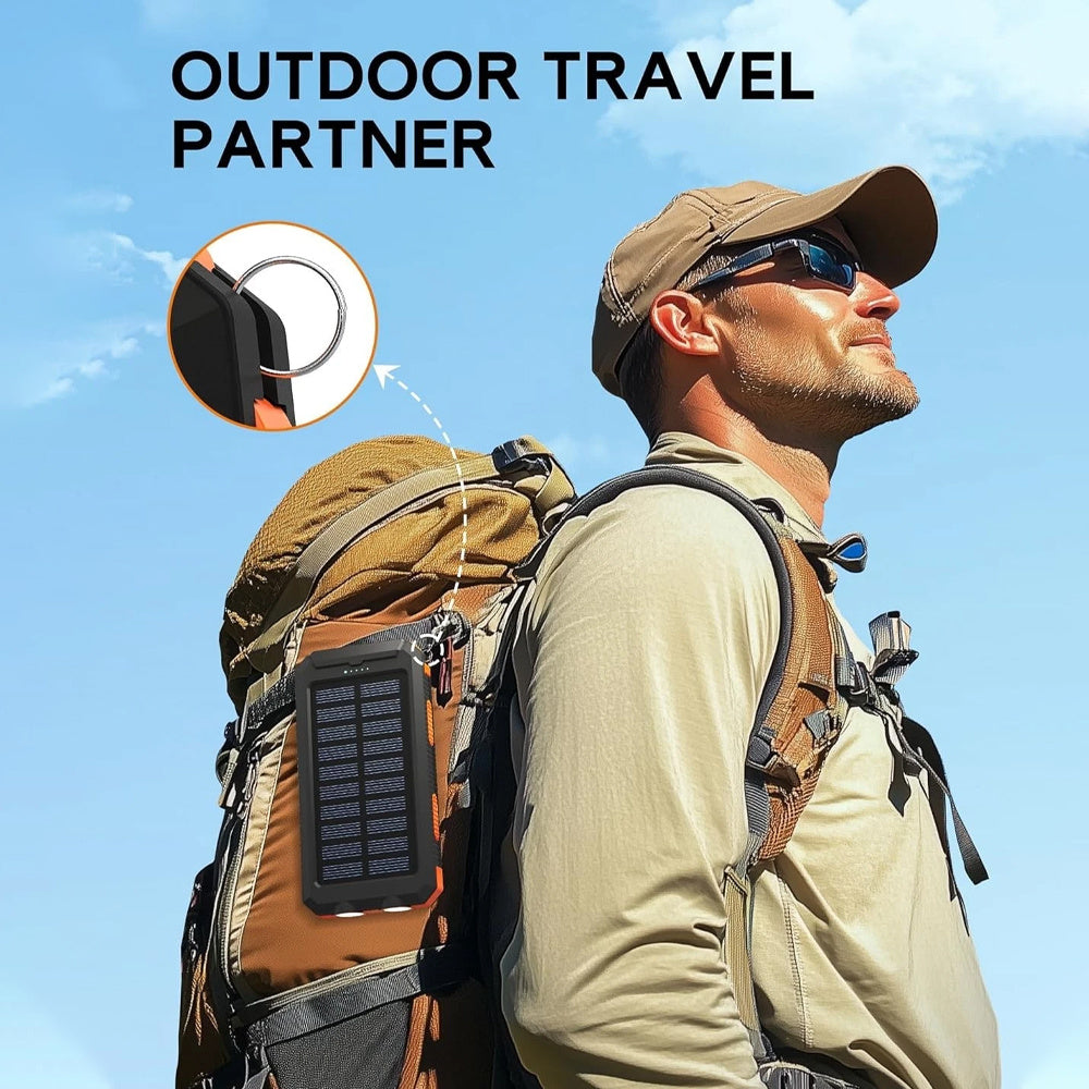 Powerbank, Blau für Reisen und Outdoor – Detailansicht 12