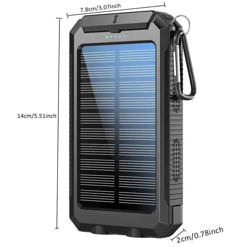 Powerbank, Blau für Reisen und Outdoor – Detailansicht 15
