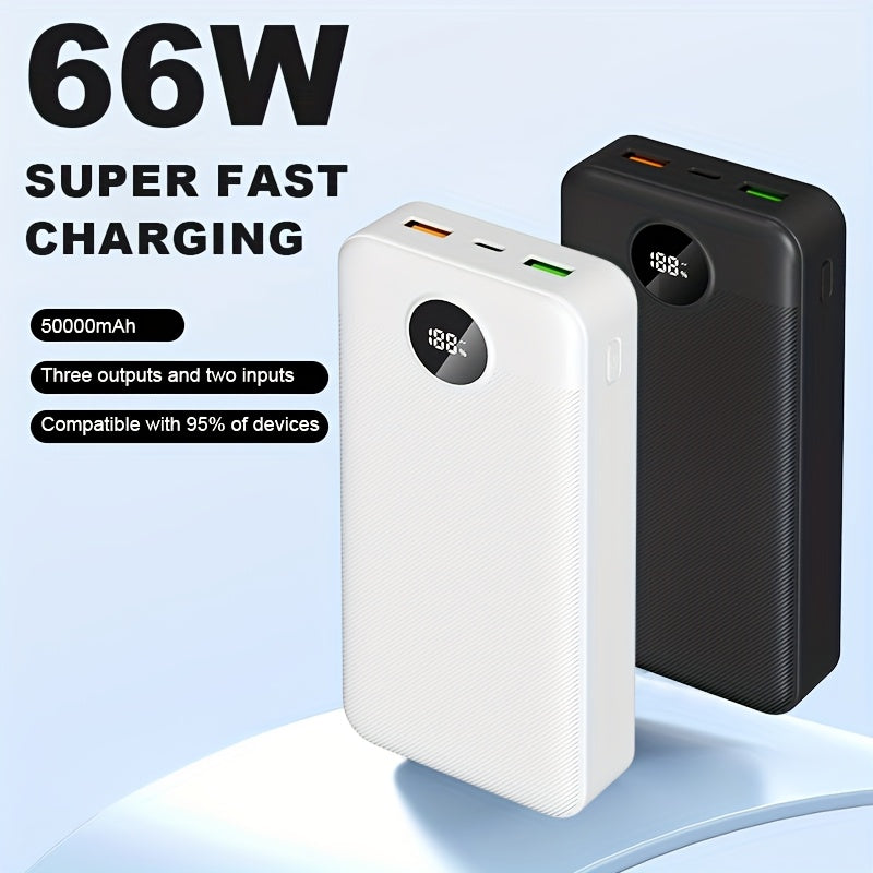 Powerbank, Farbe: Weiß 50000 mAh für iPhone – Hauptansicht