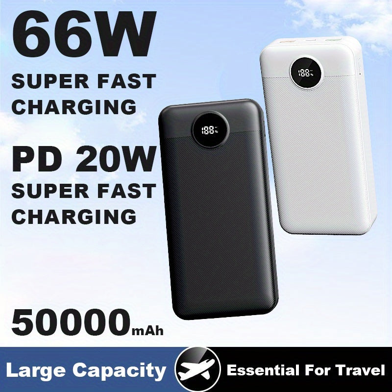 Powerbank, Farbe: Weiß 50000 mAh für iPhone – Detailansicht 3