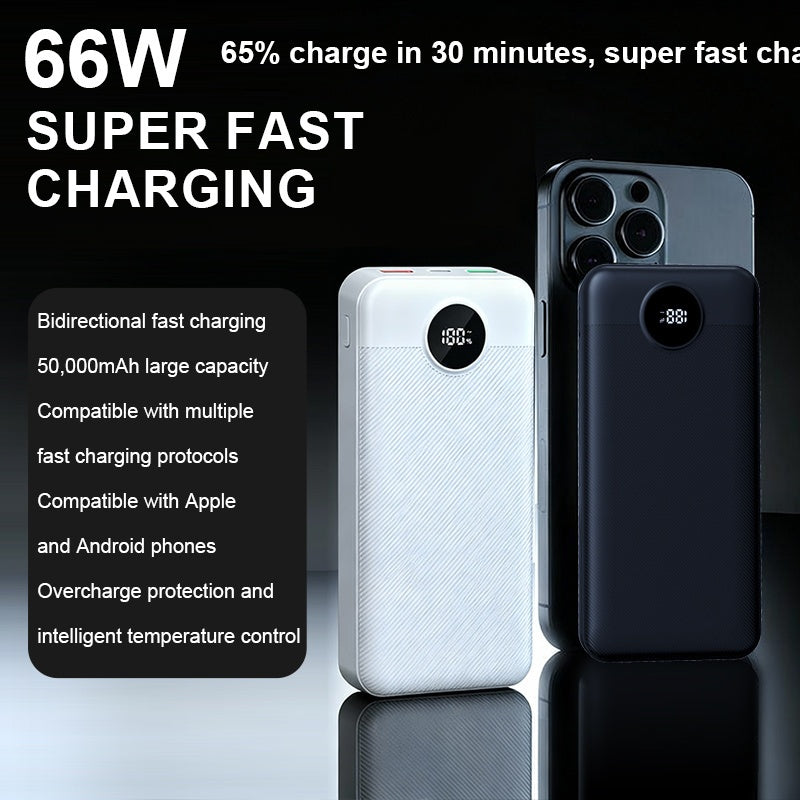 Powerbank, Farbe: Weiß 50000 mAh für iPhone – Detailansicht 5