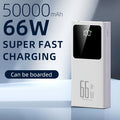 Powerbank, Farbe: Weiß 50000 mAh für Reisen – Detailansicht 4