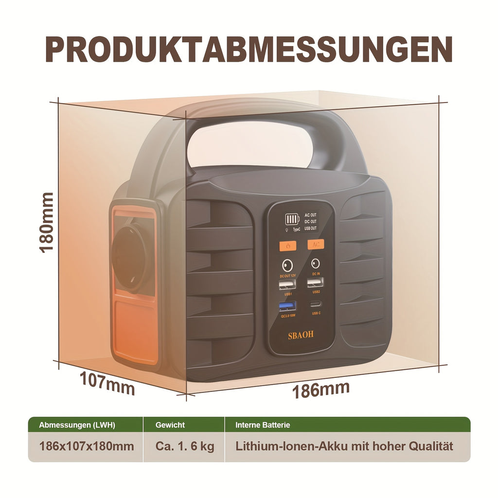 Powerbank für Camping und Reisen – Detailansicht 5