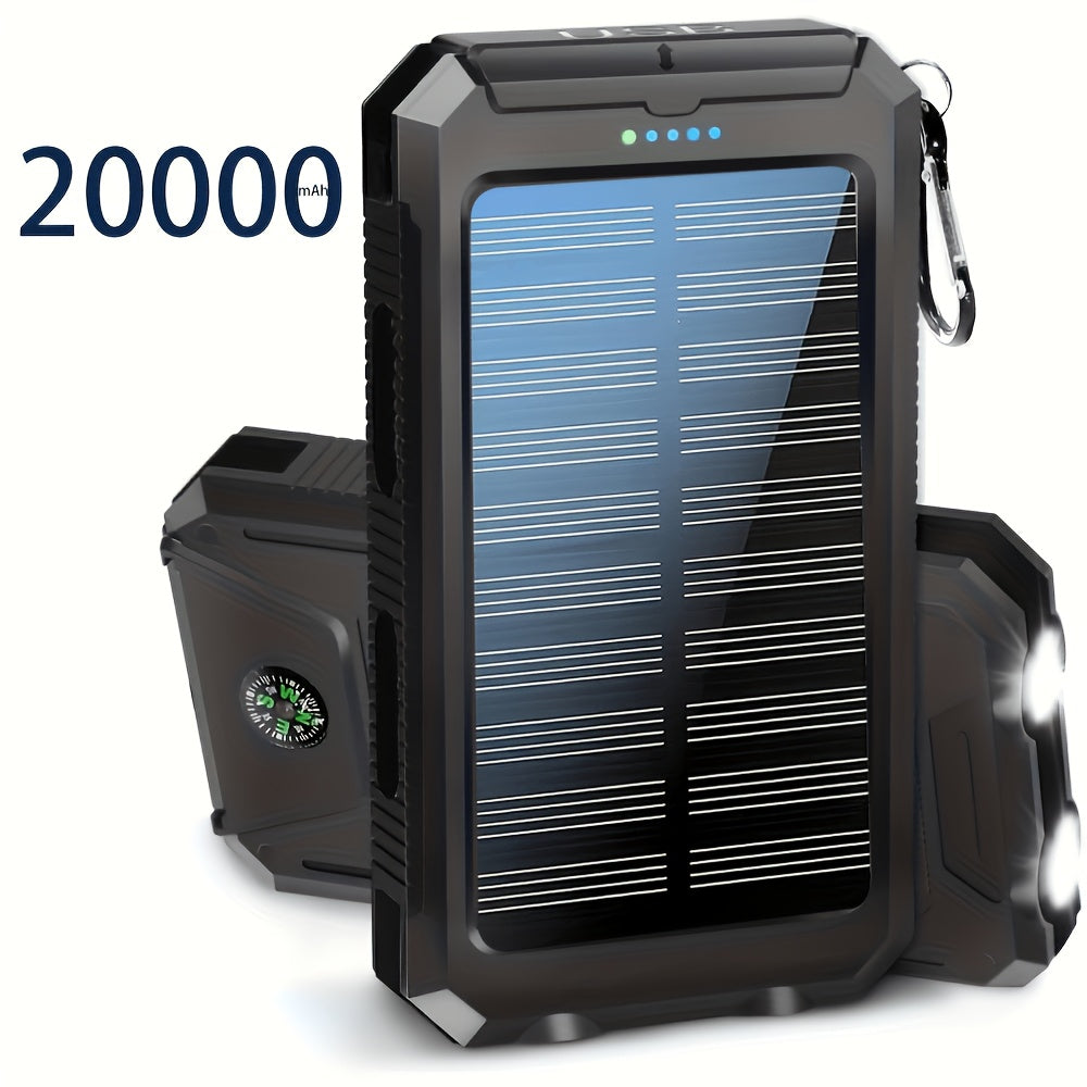 Powerbank, Hellblau 20000mAh für Reisen und Handys – Hauptansicht