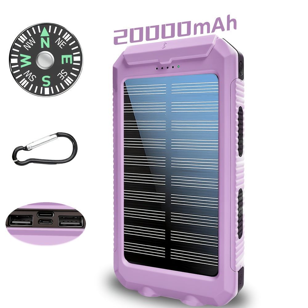 Powerbank, Hellblau 20000mAh für Reisen und Handys – Detailansicht 13