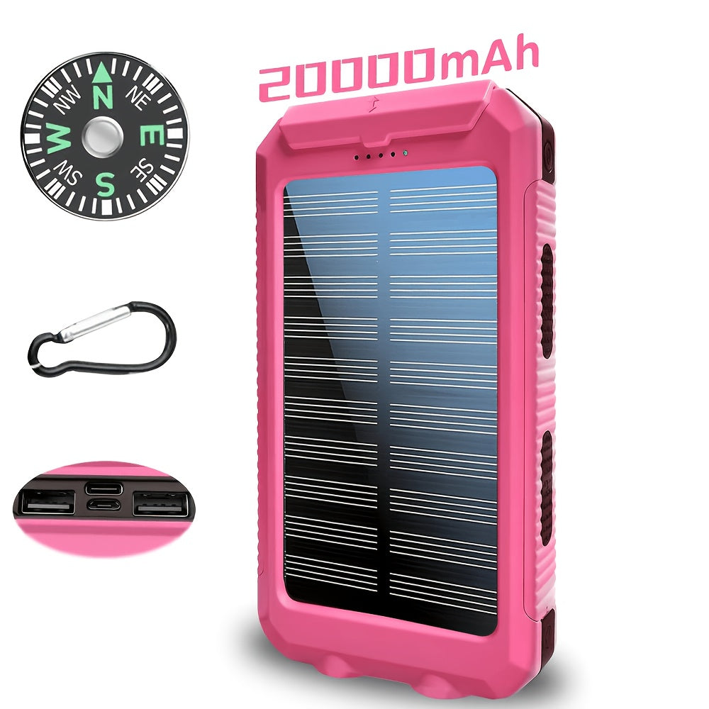 Powerbank, Hellblau 20000mAh für Reisen und Handys – Detailansicht 19