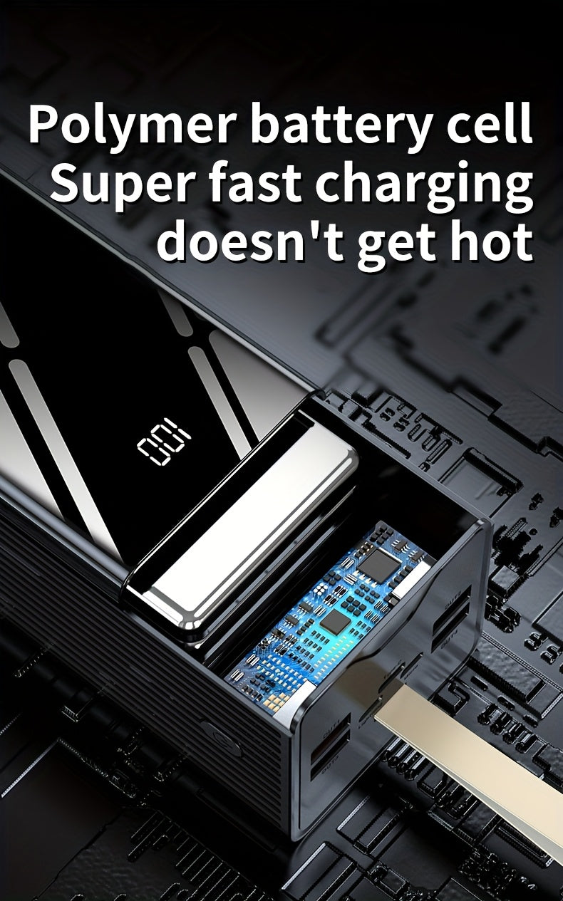 Powerbank, Hellrot für Reisen – Detailansicht 19