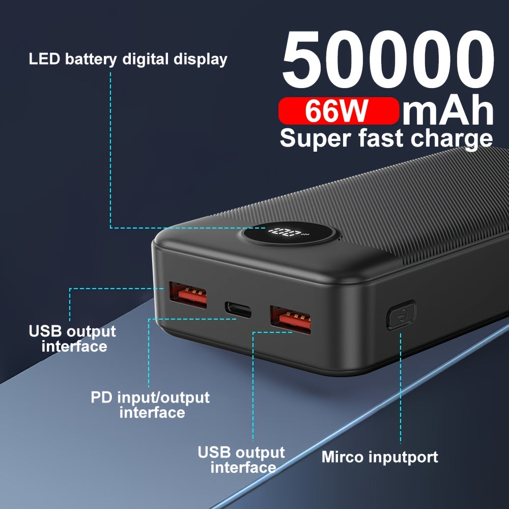 Powerbank, kompatibel mit iOS Android für Zuhause – Detailansicht 7