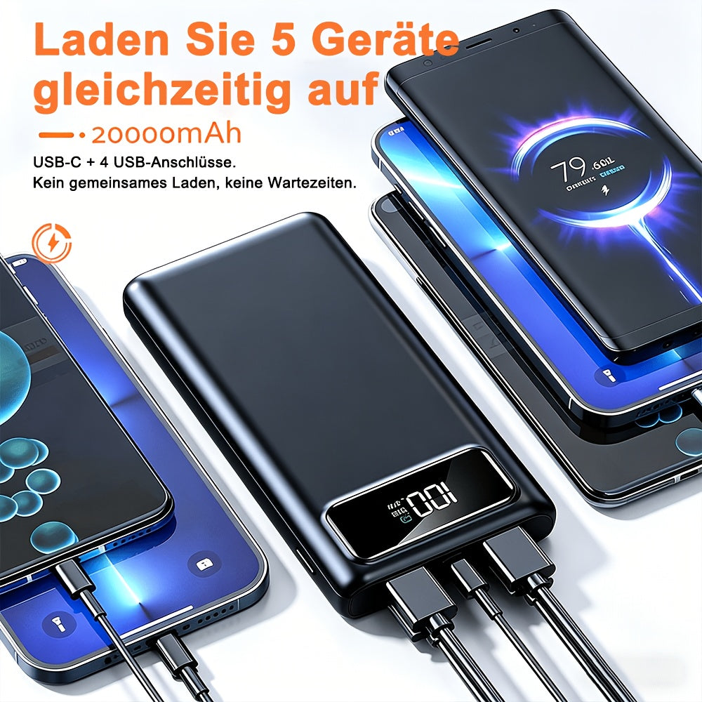 Powerbank, kompatibel mit Mobiltelefonen für Alltag und Zuhause – Detailansicht 7