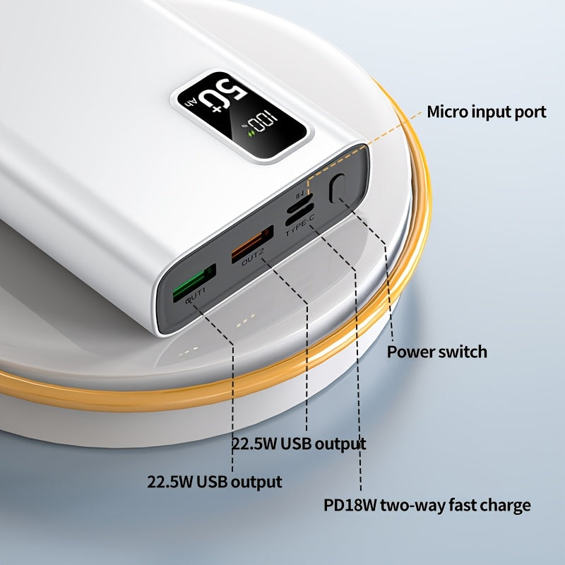 Powerbank, LED-Beleuchtung für Handys und Samsung – Detailansicht 4