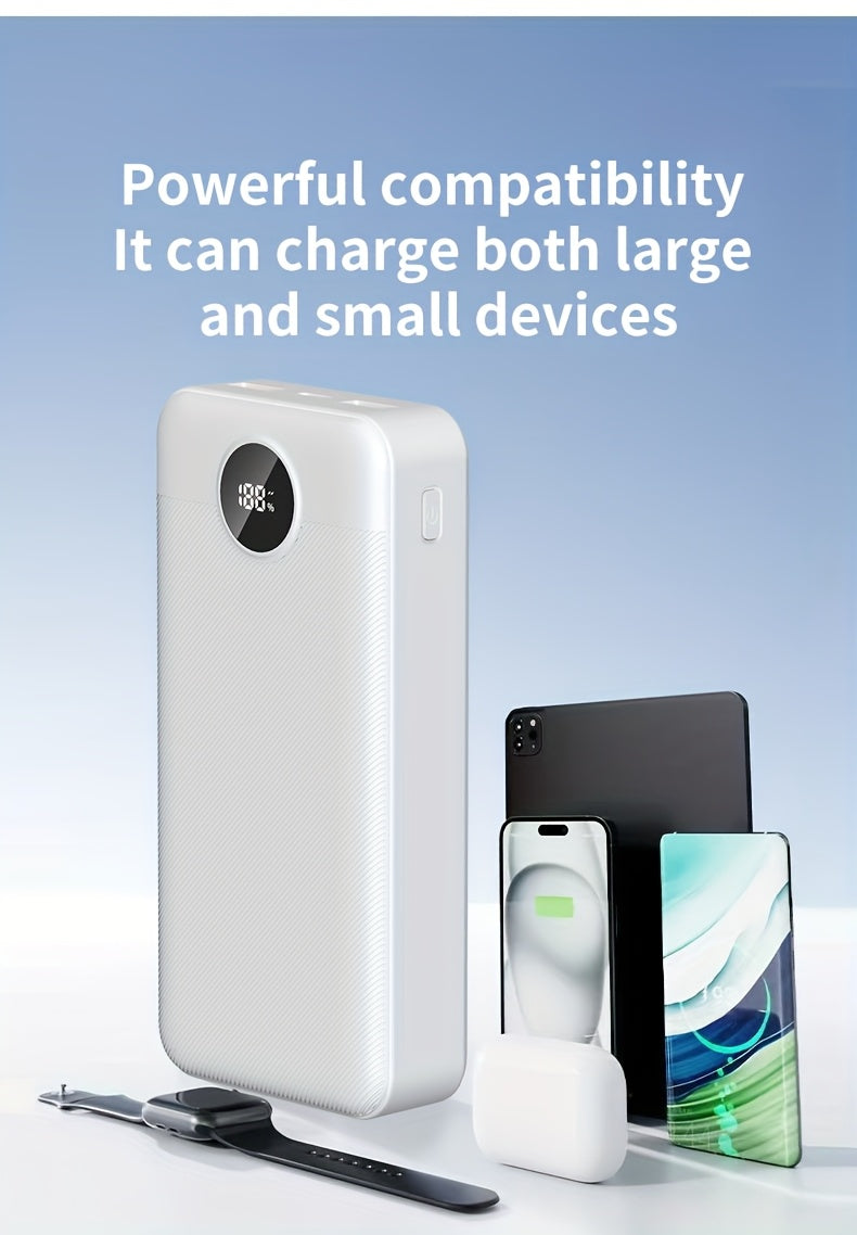 Powerbank, LED-Beleuchtung für iPhone 16 Pro und Samsung – Detailansicht 16