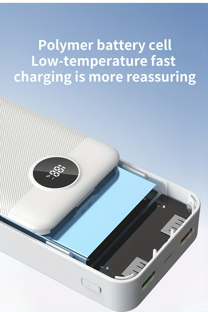 Powerbank, LED-Beleuchtung für iPhone 16 Pro und Samsung – Detailansicht 18