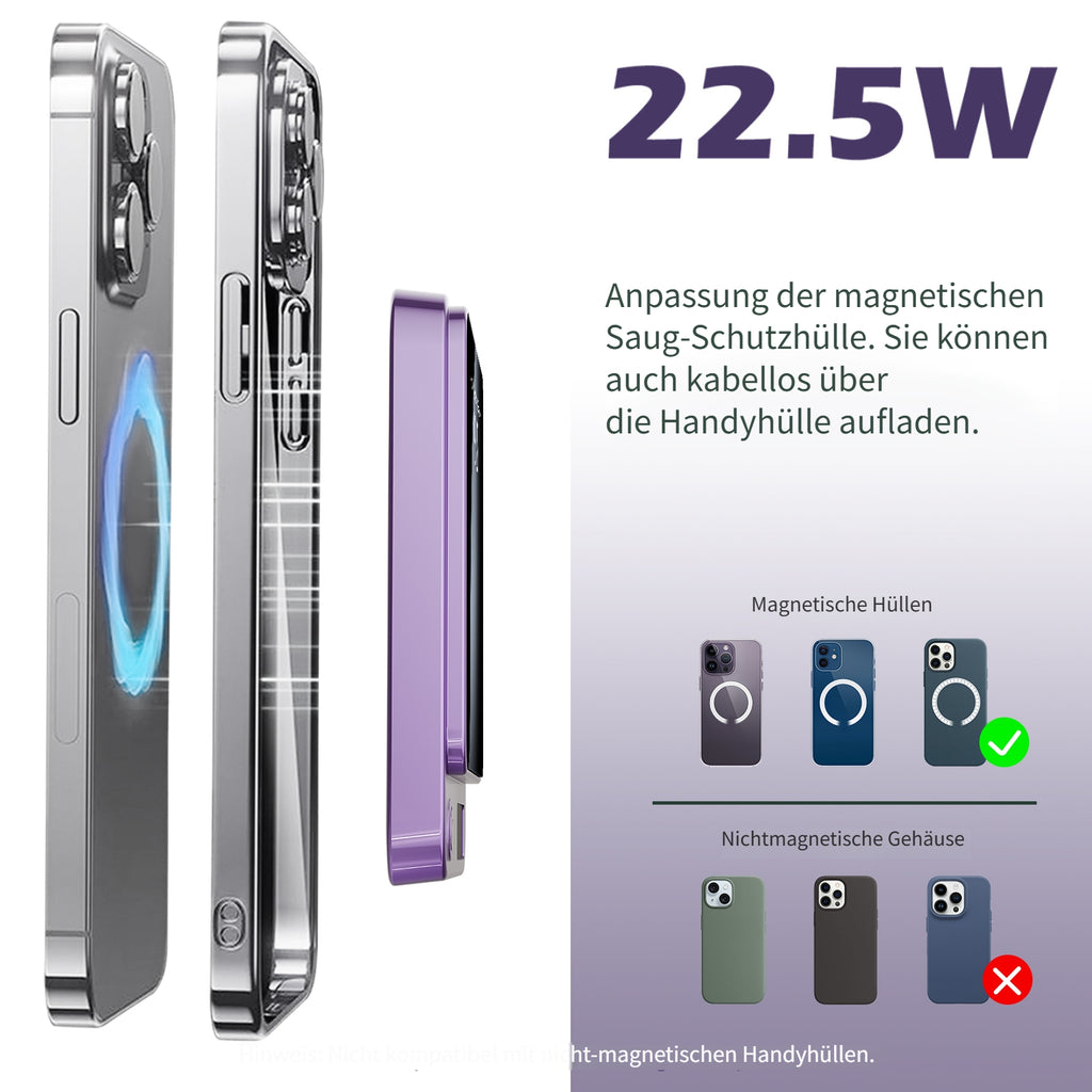 Powerbank, LED-Beleuchtung für iPhone 17 und 12 Android Universal – Detailansicht 4
