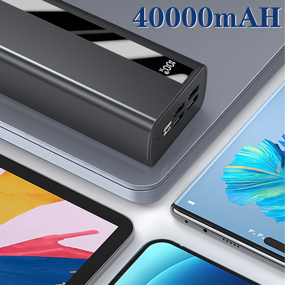 Powerbank, LED-Beleuchtung für iPhone und Android-Handys – Detailansicht 2