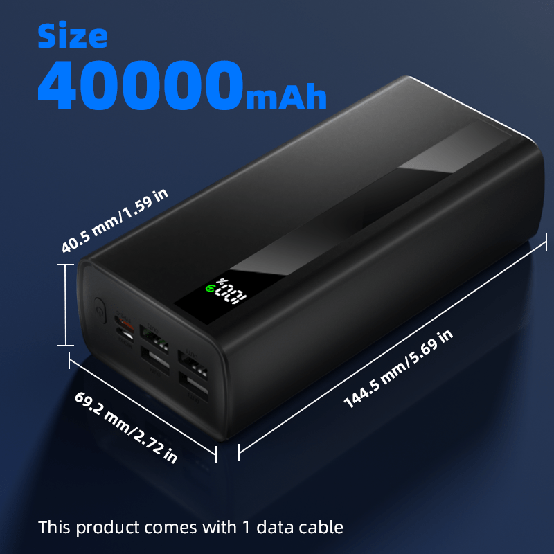 Powerbank, LED-Beleuchtung für iPhone und Android-Handys – Detailansicht 3