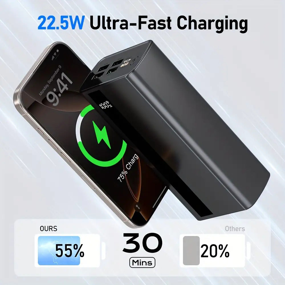 Powerbank, LED-Beleuchtung für iPhone und Android-Handys – Detailansicht 11