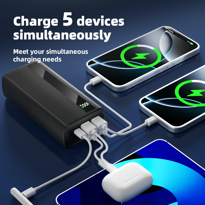Powerbank, LED-Beleuchtung für iPhone und Android-Handys – Detailansicht 13