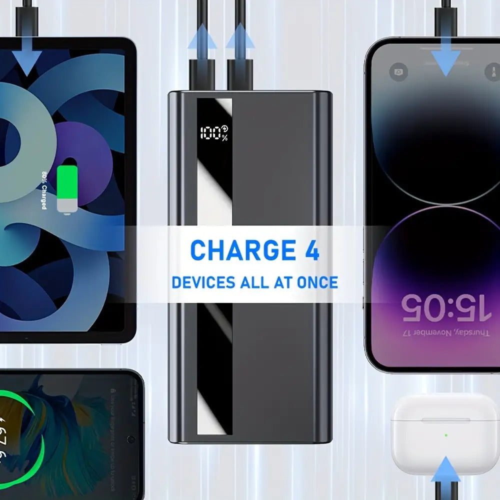 Powerbank, LED-Beleuchtung für iPhone und Android-Handys – Detailansicht 18