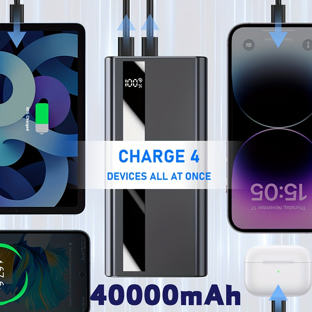 Powerbank, LED-Beleuchtung für iPhone und Android-Handys – Detailansicht 19