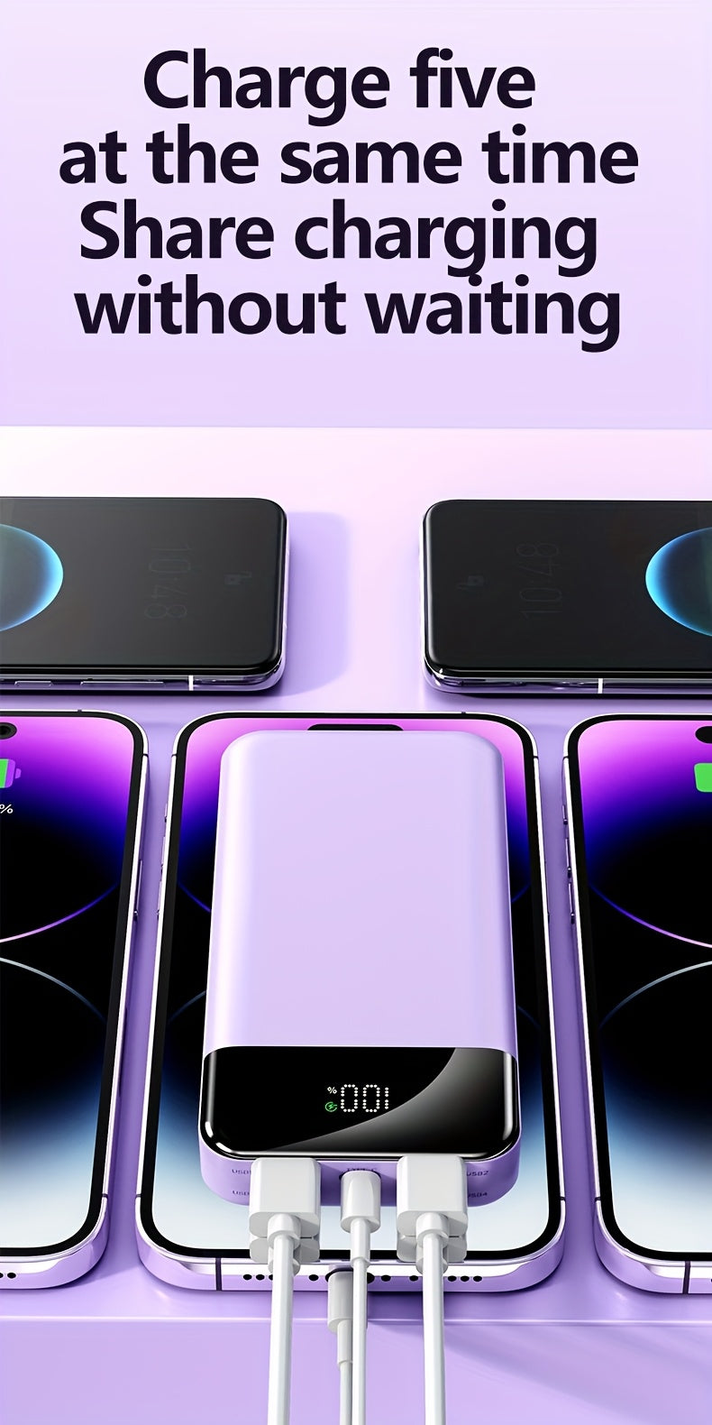 Powerbank, LED-Beleuchtung für Mobiltelefone und Elektronikprodukte usw – Detailansicht 5
