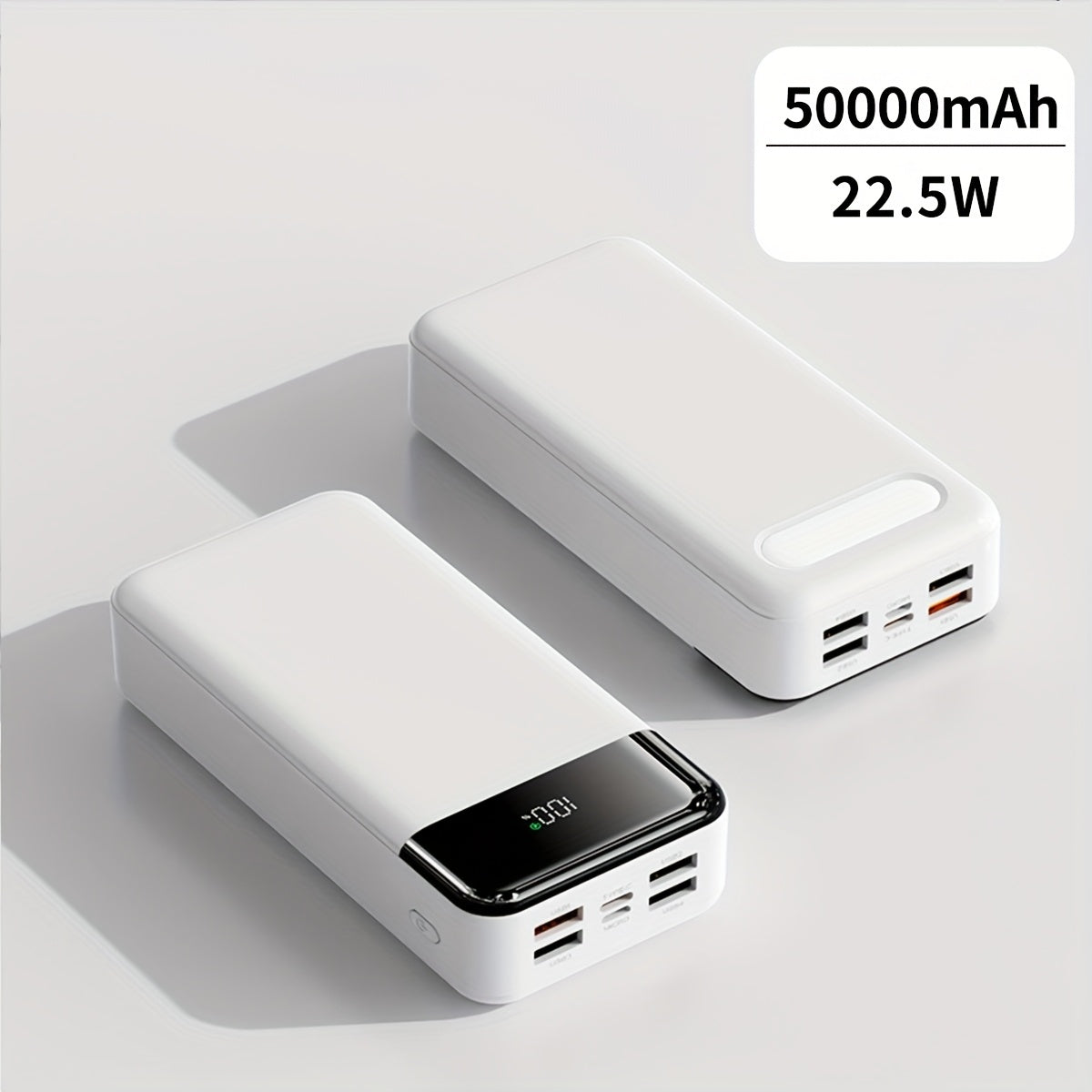 Powerbank, LED-Beleuchtung für Schnelles Laden von iPhone und Android-Geräten – Detailansicht 13