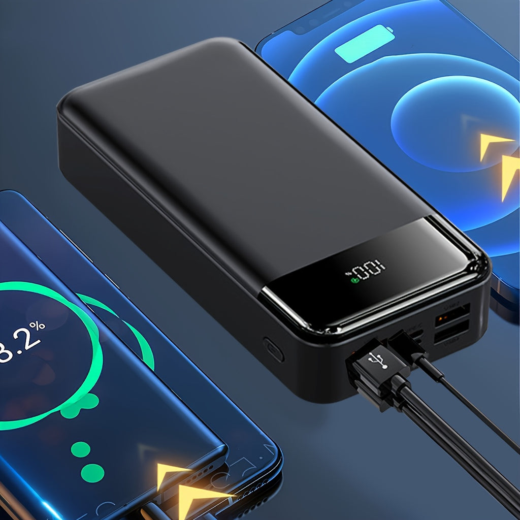 Powerbank, LED-Beleuchtung für Schnelles Laden von iPhone und Android-Geräten – Detailansicht 14