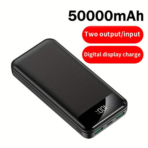 Powerbank, LED-Beleuchtung für Stromverbrauch und Schnellladung von Mobiltelefonen – Hauptansicht