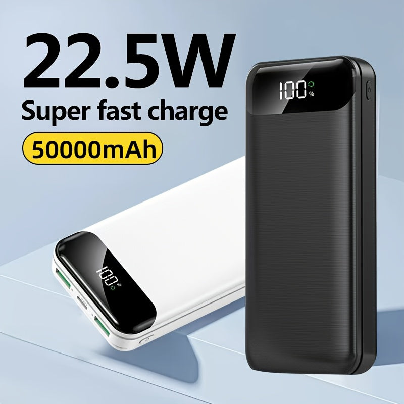 Powerbank, LED-Beleuchtung für Stromverbrauch und Schnellladung von Mobiltelefonen – Detailansicht 8