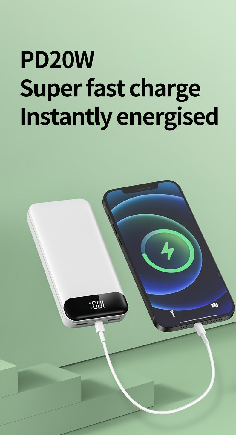 Powerbank, LED-Beleuchtung für Stromverbrauch und Schnellladung von Mobiltelefonen – Detailansicht 16