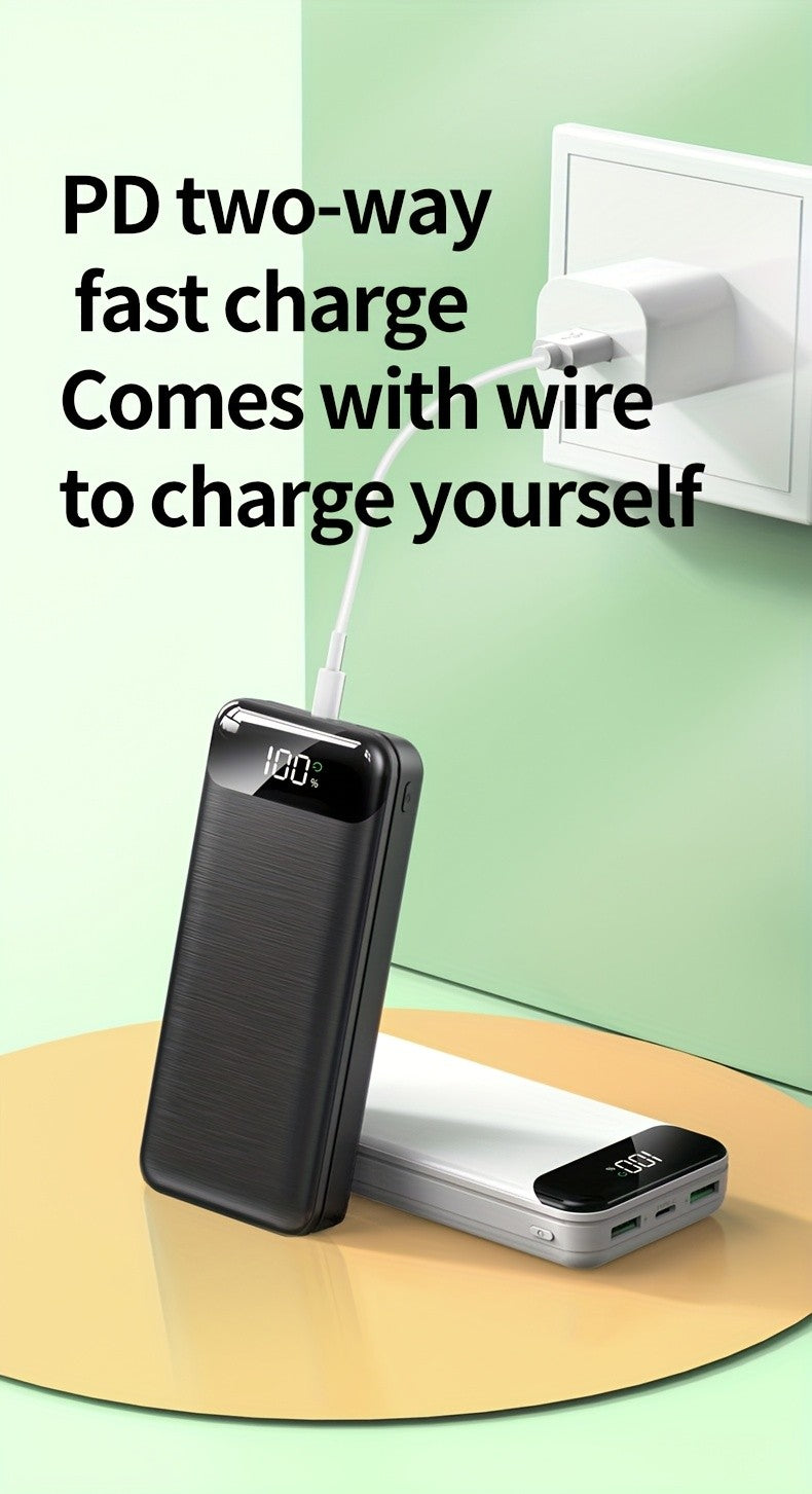 Powerbank, LED-Beleuchtung für Stromverbrauch und Schnellladung von Mobiltelefonen – Detailansicht 20