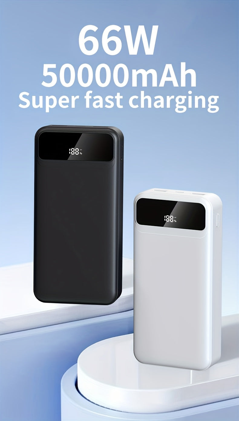 Powerbank, LED-Stromanzeige/Duale Schnellladeanschlüsse für Camping und Alltag – Detailansicht 2