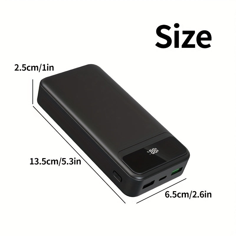 Powerbank, LED-Stromanzeige/Duale Schnellladeanschlüsse für Camping und Alltag – Detailansicht 16