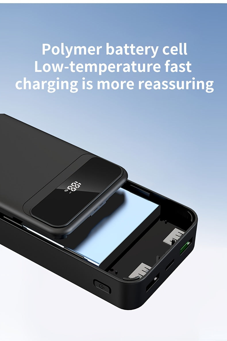 Powerbank, LED-Stromanzeige/Duale Schnellladeanschlüsse für Camping und Alltag – Detailansicht 20