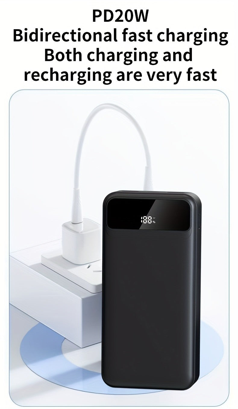 Powerbank, LED-Stromanzeige/Duale Schnellladeanschlüsse für Camping und Alltag – Detailansicht 23