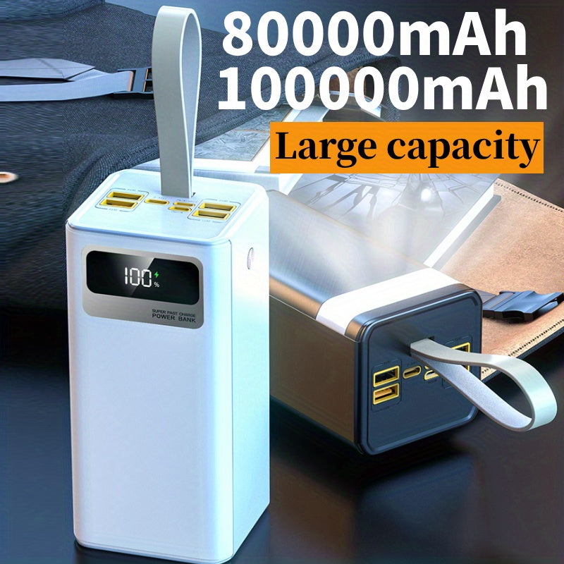 Powerbank, Leder für Camping und Reisen – Hauptansicht
