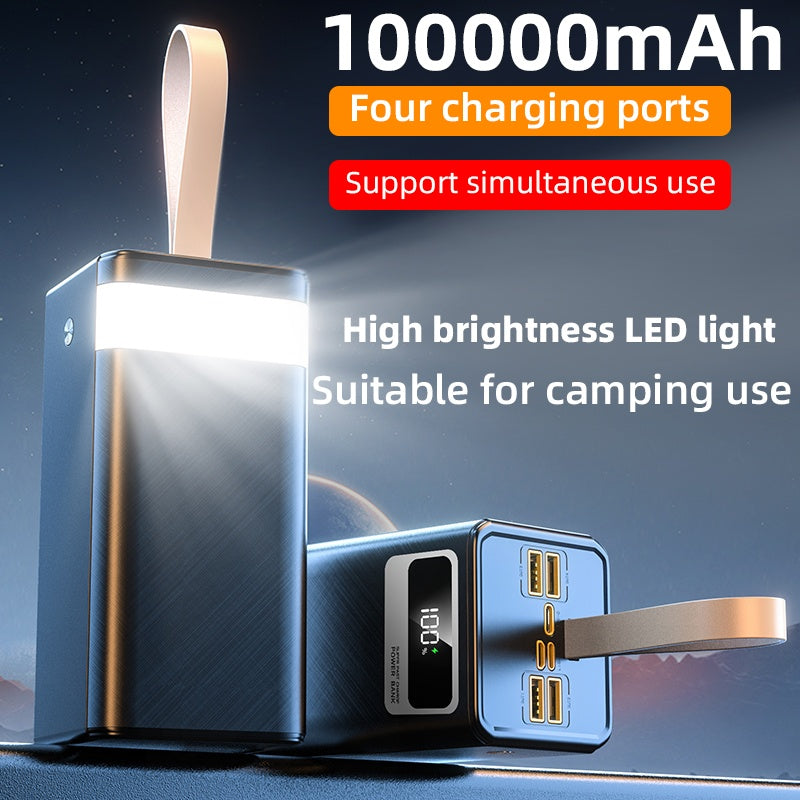 Powerbank, Leder für Camping und Reisen – Detailansicht 2