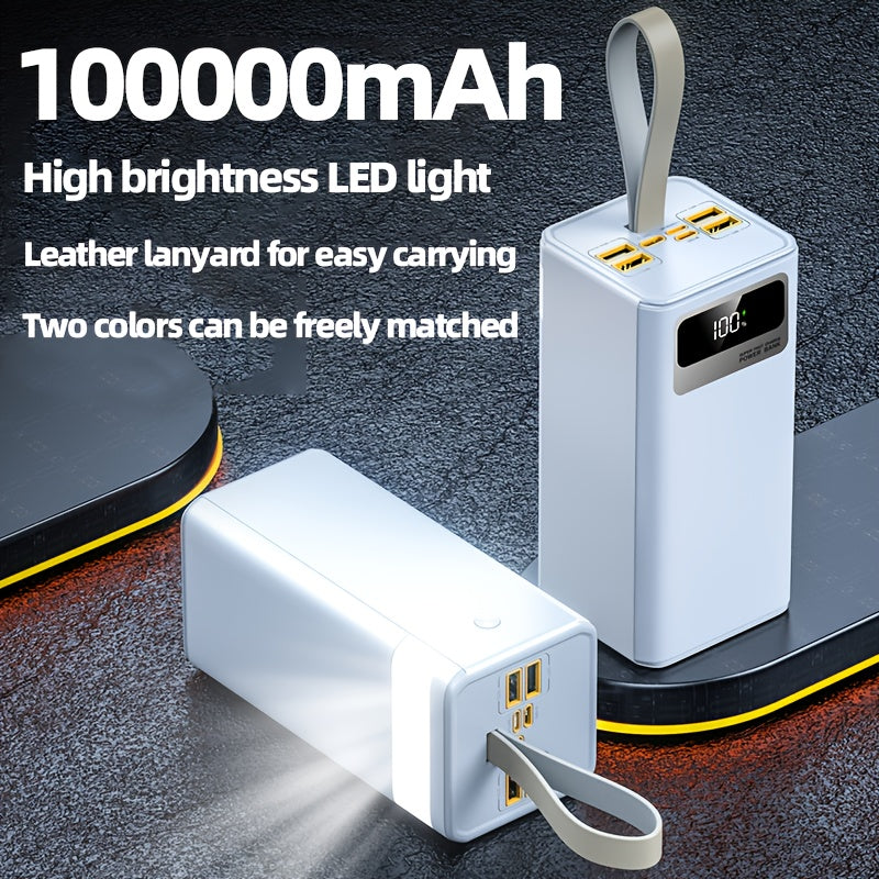 Powerbank, Leder für Camping und Reisen – Detailansicht 9