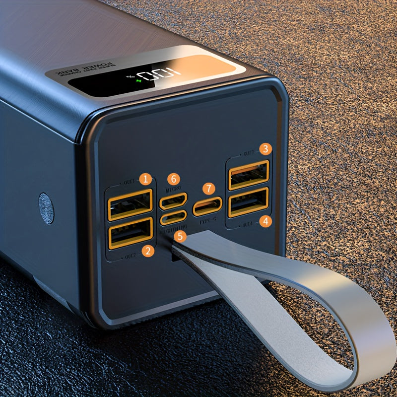 Powerbank, Leder für Camping und Reisen – Detailansicht 10