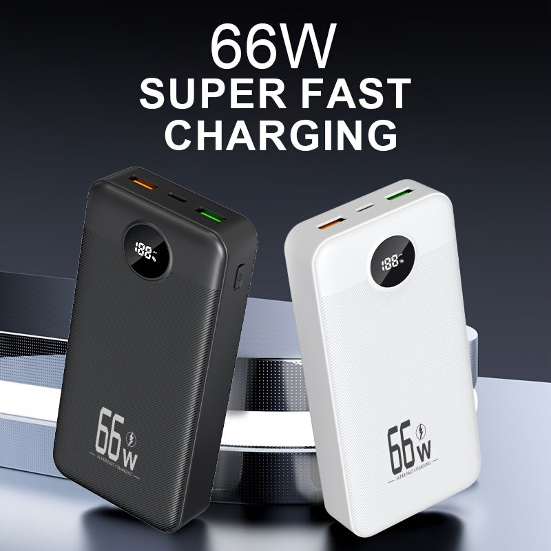 Powerbank, Mitternachtsschwarz 50000mAh für Alltag – Detailansicht 10