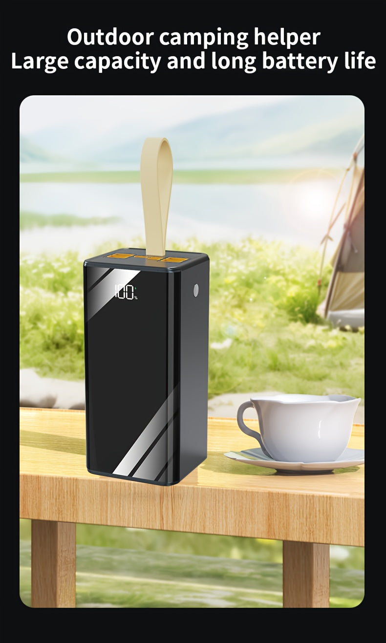Powerbank, Onyx Schwarz für Zuhause – Detailansicht 4
