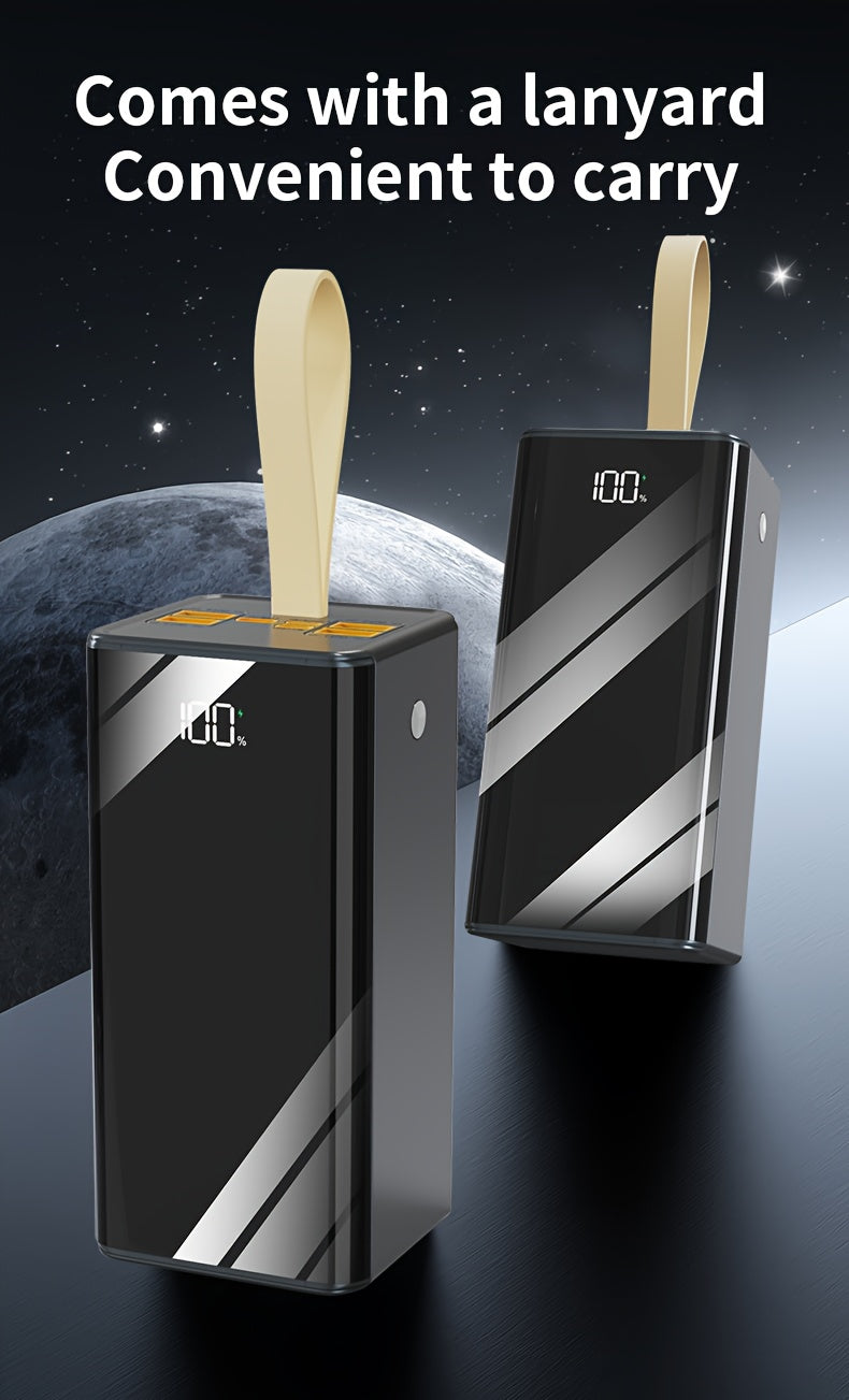 Powerbank, Onyx Schwarz für Zuhause – Detailansicht 5