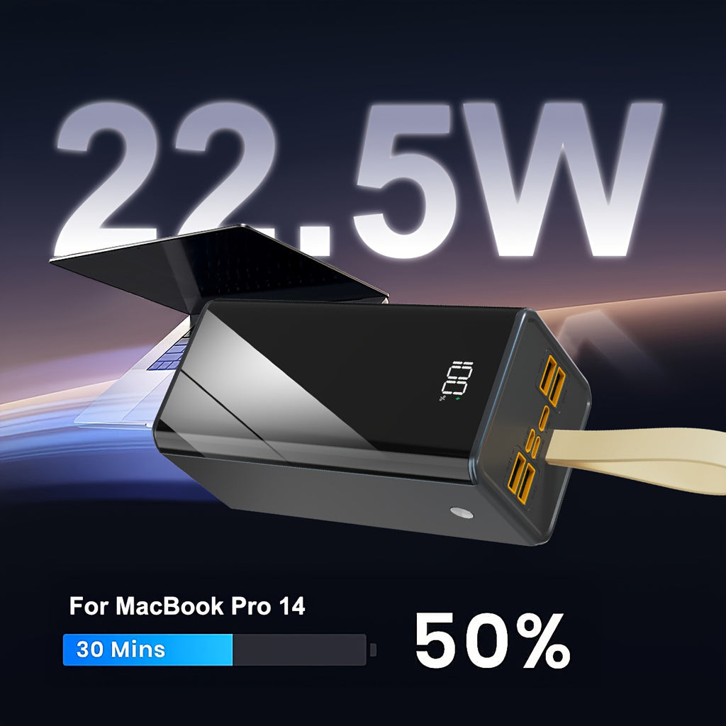 Powerbank, Onyx Schwarz für Zuhause – Detailansicht 7