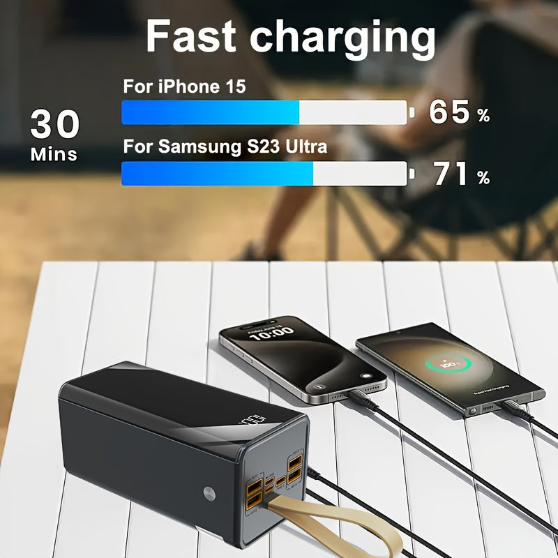 Powerbank, Onyx Schwarz für Zuhause – Detailansicht 9
