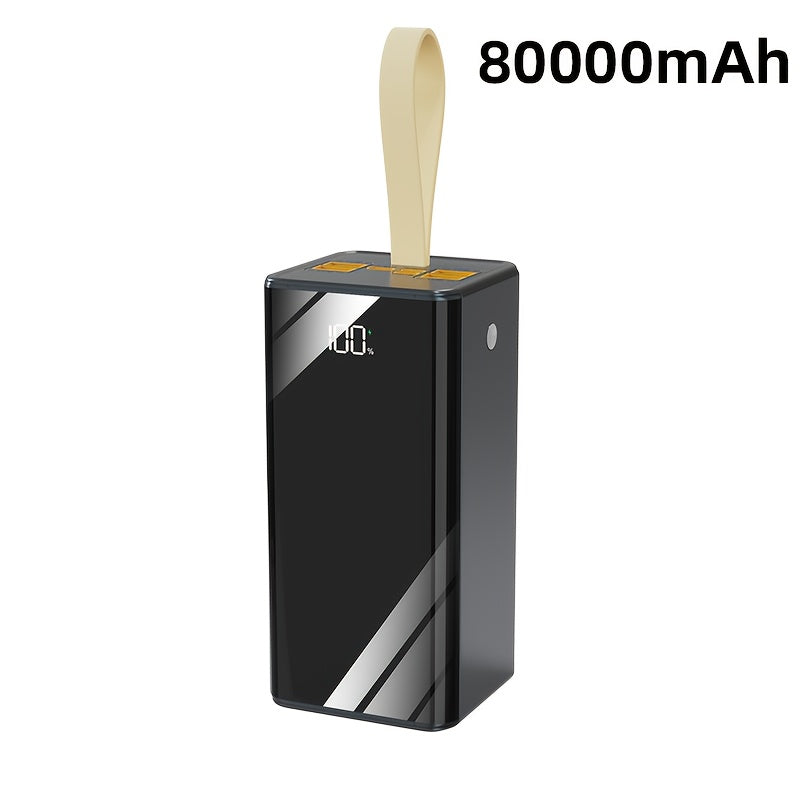 Powerbank, Onyx Schwarz für Zuhause – Detailansicht 10